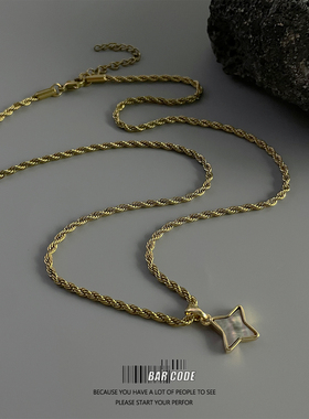 BARCODE流光星尘锁骨链