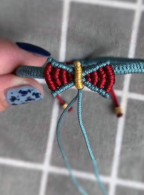 编织在逃公主铃铛手绳