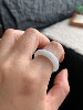 Jade ring ring ring ring 17/18 ring S178 natural a goods jade round ring plain ring Burmese material jade ring