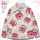 Cute cartoon pink bear line painted long-sleeved shirt