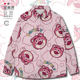 Cute cartoon pink bear line painted long-sleeved shirt