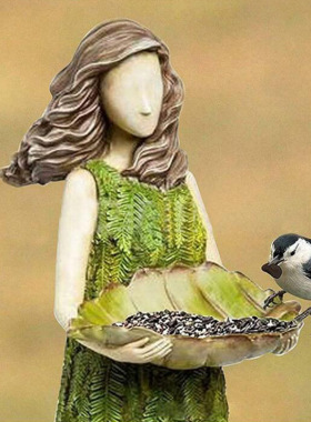 美式乡村庭院树脂童话森林女孩