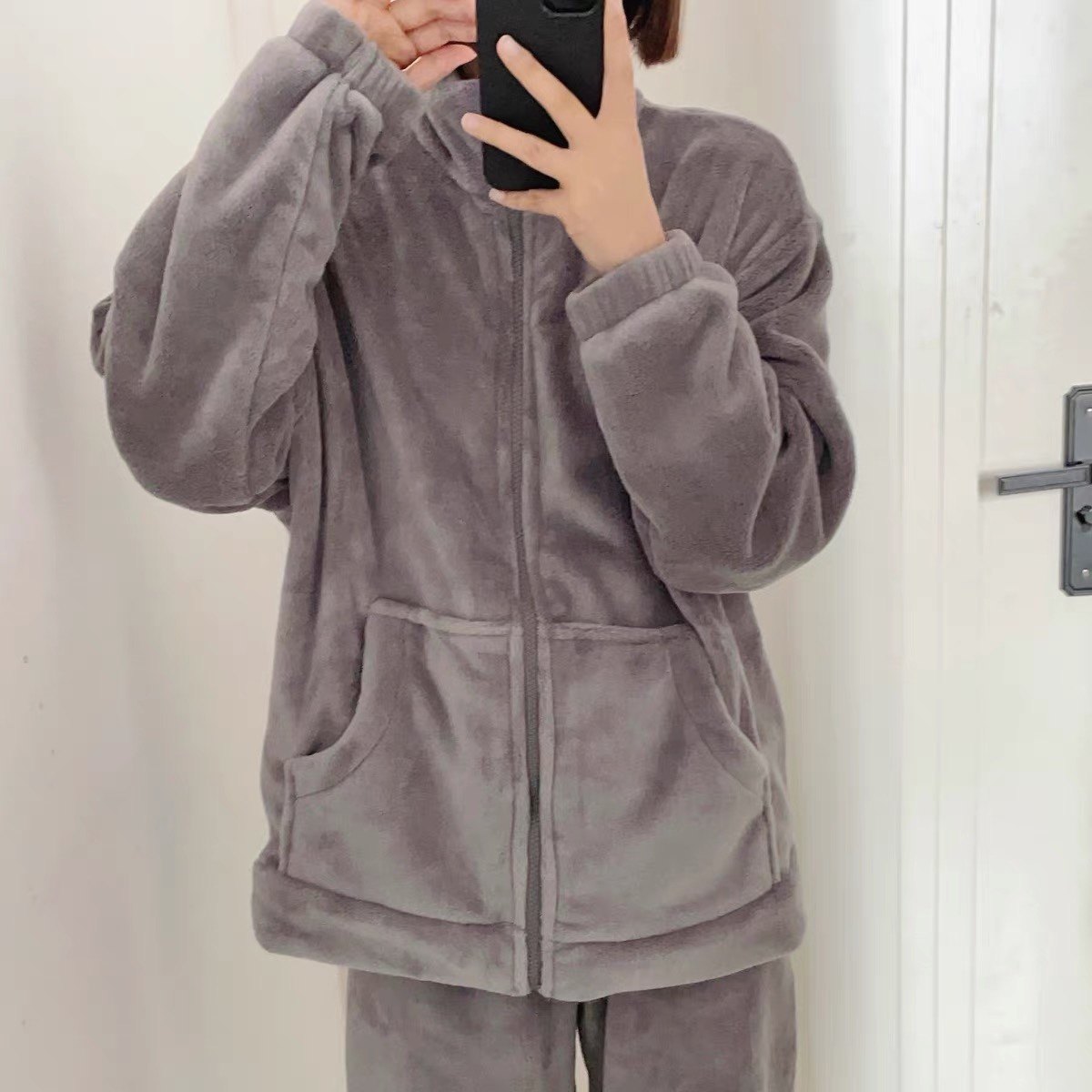 冬春睡衣男加绒加厚珊瑚绒情侣运动套装可外穿家居服大码休闲韩版,淘宝优惠券,粉丝福利购,淘宝优惠卷