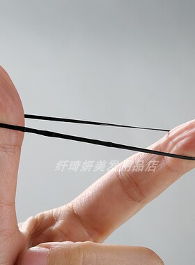 一次性扎头发绳黑色儿童橡皮筋