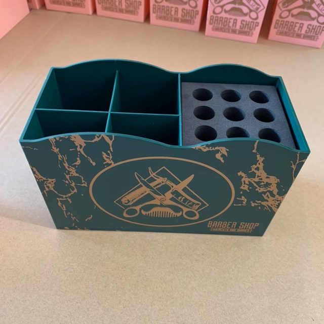 Hairdressing tool storage box scissors anti-slip socket