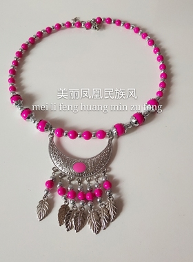 凤凰古城民族风复古藏头饰苗银