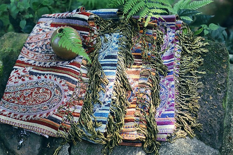 印度手工披肩围巾女秋冬季保暖大丝巾防寒防紫外雪纺民族风马海毛,淘宝优惠券,粉丝福利购,淘宝优惠卷