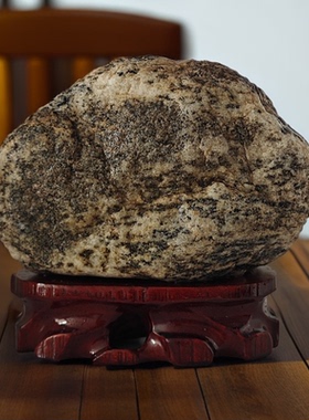 视频现场现选正宗恒山原石天然石头敢当靠山石招财风水石镇宅摆件