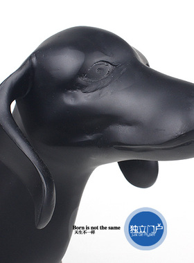 树脂简约风威玛猎犬拉布拉多摆件