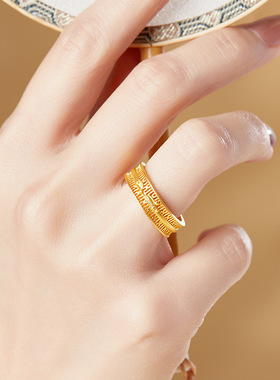 S925纯银凤凰纹戒指43