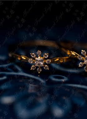 18k金日本复古戒指jewelry同款