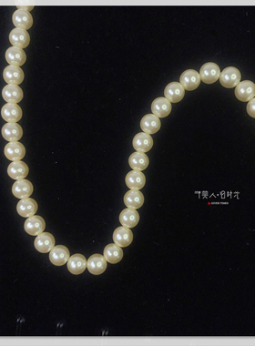 无牌仿珍珠项链复古vintage