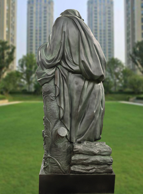 铜雕西方人物铸铜欧式西方名人伟人雕像摆放户外广场校园文化景观