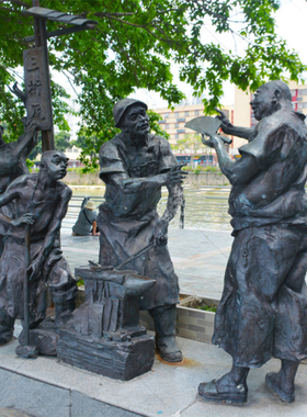 铜雕冰心人物雕像大型户外广场园林景观摆放铸铜仿铜名人伟人雕塑