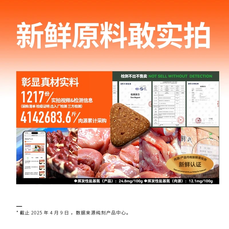 纯刻p42低温烘焙猫粮p55鲜肉幼成猫低敏无谷0肉粉 - 图3