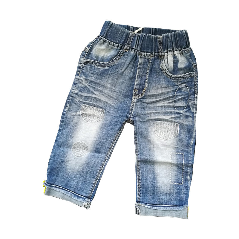 男童七分裤夏季2025新款韩版宝宝中裤薄款小童裤子儿童牛仔短裤潮,淘宝优惠券,粉丝福利购,淘宝优惠卷