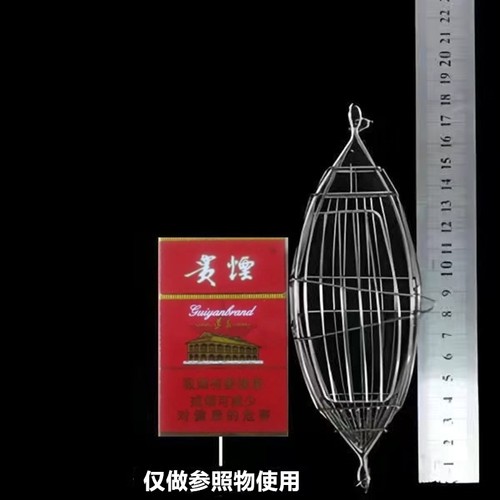 海钓打窝笼不锈钢弯刀天平配件深海船钓沉底打窝器鸡笼虾砖诱饵笼 - 图0