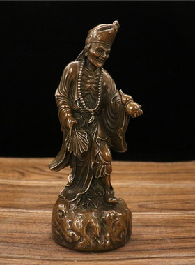 摆件济公桌面摆件佛像纳福