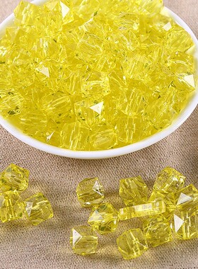 10mm四方菱形手工串珠DIY材料