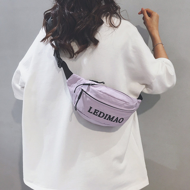 Linglan five-color ins trendy brand chest bag couple crossbody bag