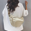 Linglan five-color large-capacity canvas chest bag crossbody dumplings