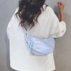Linglan five-color Korean fashion cross-body dumpling bag