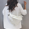 Linglan five-color large-capacity canvas chest bag crossbody dumplings