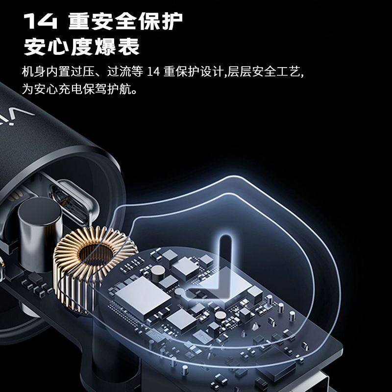 vivo80W双口车载充电器x fold3 Note X200s y200 y300gt y36c X100 Ultra 原装s30 s20 s19超级闪充专用快充,淘宝优惠券,粉丝福利购,淘宝优惠卷