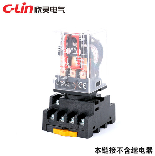 继电器插座底座PF-113A圆形11插脚方座配MK3P JTX-3C JQX-10F底座 - 图3