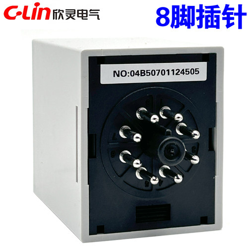 欣灵牌通电延时时间继电器HHS8(AH3-2) HHS8C(AH3-3)瞬动触点220V - 图2