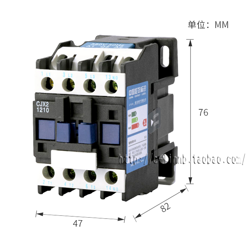 -CLin欣灵牌CJX2-1210 CJX2-1201 交流接触器12A 220V 380V 24V - 图0