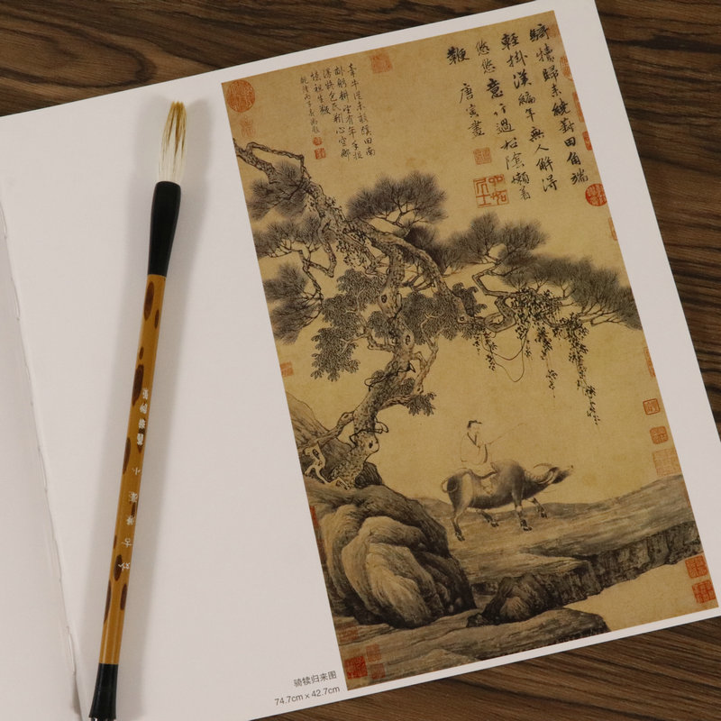 正版唐寅唐伯虎明四家画集画册绘画山水画中国画大师经典系列丛书临摹教程技法细品南宋的名画世界书籍 - 图1