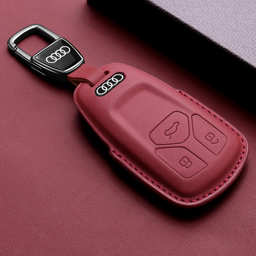 2025款奥迪Q5L专用钥匙套18~25新A4L高级感A5豪华真皮车壳扣男女 - 图3