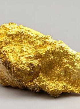 狗头金摆件可融化火烧不变色金色重新塑型沙金原石复古实心古法金