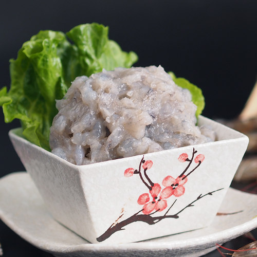 渔播青虾滑新鲜手打虾滑火锅店专用商用火锅配菜海鲜丸子食材500g - 图3