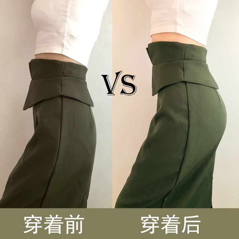 乳胶假屁股提臀内裤女翘臀裤无痕自然超薄美臀裤平角丰臀神器薄款 - 图1
