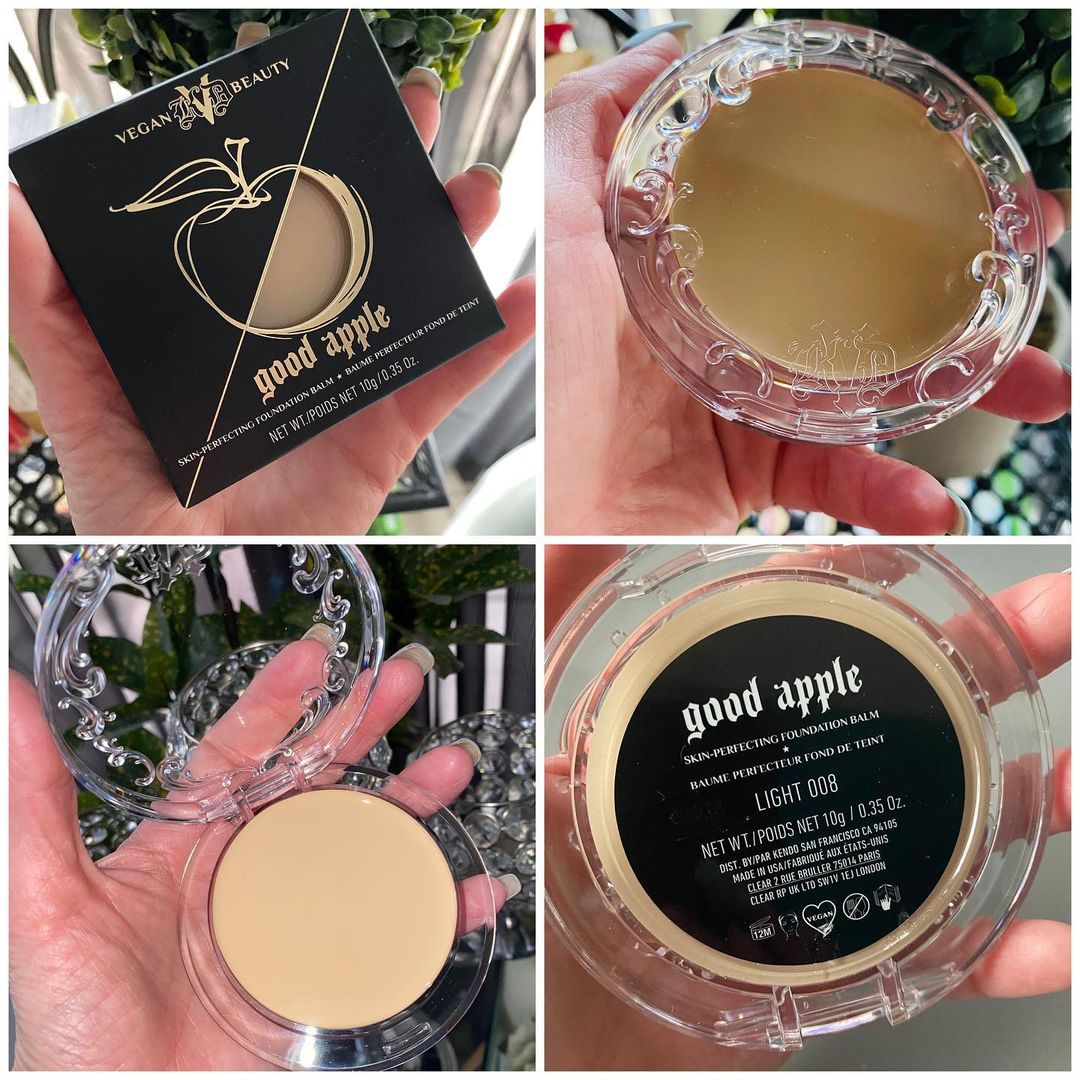 部分现货 KVD Good Apple苹果保湿粉霜高遮瑕粉底膏持久哑光粉底 - 图0