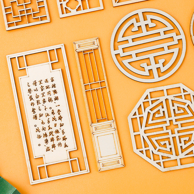 中式木质屏风蛋糕装饰插件国风古风祝寿周岁生日烘焙甜品台装扮,淘宝优惠券,粉丝福利购,淘宝优惠卷