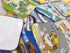 16x16cm daily single cartoon pure cotton children adult sweat-absorbing handkerchief towel wipe mouth small square scarf