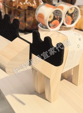 赫斯塔吉尔装饰物驼鹿松木