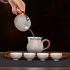Silver Age handmade hammered kettle and tea set