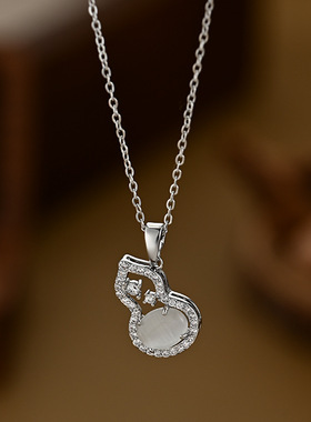 真金电镀微镶锆石气质锁骨