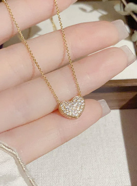 气质时尚小清新微镶锆石锁骨链