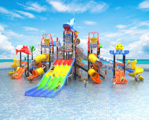 Outdoor Swimming Pool Water Slide Slides Outdoor Large Water Zhai Children Water Recreation Water Spray Pleasure Tours Amenities