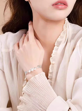 S999纯银三生三世手链女生轻奢小众转运珠2026新款生日礼物送女友