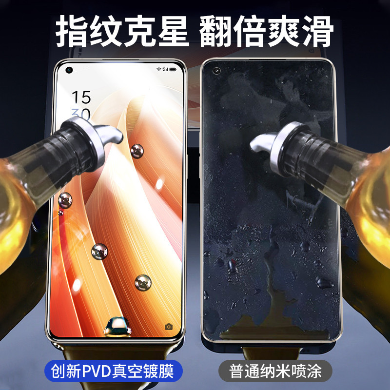 适用opporeno7pro钢化膜reno7手机膜reon7se防窥膜oppo全屏覆盖防窥7por全包无白边opopreno全包边全身镜头膜 - 图2