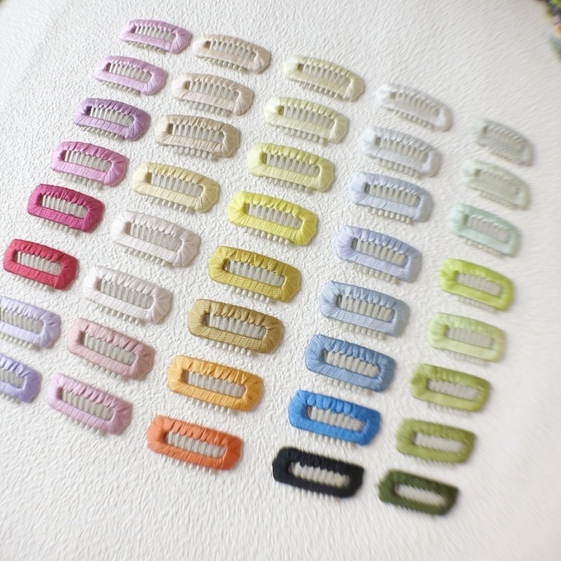 真丝手工宠物BB夹碎发夹素夹约克夏马尔济斯可爱迷你纯色不掉色,淘宝优惠券,粉丝福利购,淘宝优惠卷