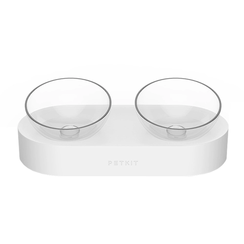 Petkit Little Peach Bowl 15 ° Регулируемая нержавеющая сталь Двойная чаша Плоская поверхность Гарфилд наклонный кошачий бассейн рис бассейн