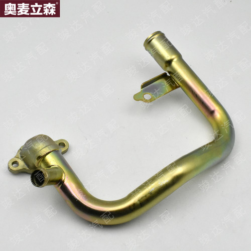 竣达五十铃汽车配件江铃98款NKR顺达发动机水泵进水管循环铁管 - 图3