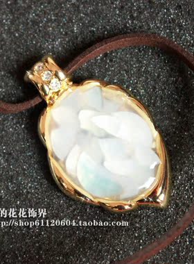 水滴型贝壳欧美复古短款锁骨链
